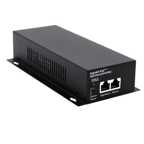 Fcuajdkq 90-W-Hi-Power-Gigabit-POE++-Injektor (Af/at/Bt) POE-Netzteil für IP-Kamera AP EU-STECKER von Fcuajdkq