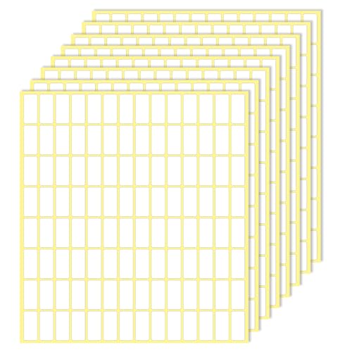 3360 Stück weiße Etiketten Aufkleber 10 x 20 mm kleine Selbstklebend Klebeetiketten zum Beschriften Preisschilder Universal Haushaltsetiketten zum Ordner Schule Büro Küche 3360 Stück weiße Etiketten Aufkleber 10 x 20 mm kleine Selbstklebend Klebeetiketten zum Beschriften Preisschilder Universal Haushaltsetiketten zum Ordner Schule Büro Küche von FdcLixuvol