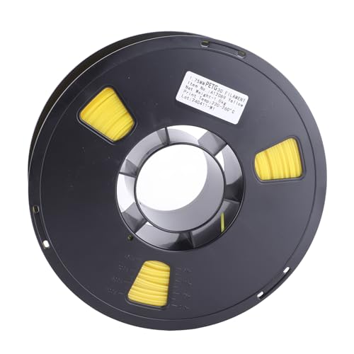 1,75 Mm PETG - Filament Hohe Materielle Hartnäckigkeit für Einen Guten Eindruck von Verbrauchsmaterial 3D -Drucker (YELLOW) von Fdit