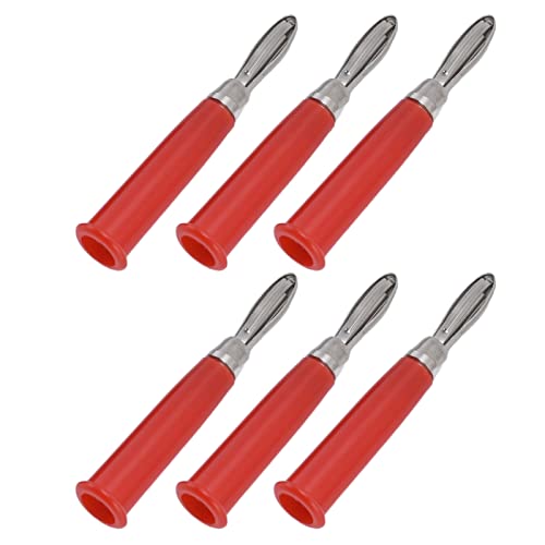 20pcs Cross Cable Draht Stecker Bananenanschluss Lautsprecher -Stecker -Set Kit Stabile Verbindung (Rot) von Fdit