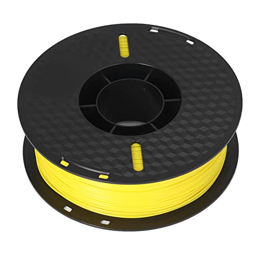 3D -Druckerfilament Hohe Genauigkeit Rauchloser Druck Verbrauchsmaterialien für PLA 1,75 Mm Filament 1 Kg, Hervorragende Leistung Ordentlicher Anordnung für Bildungs ​​3D -Druckkurse (YELLOW) von Fdit