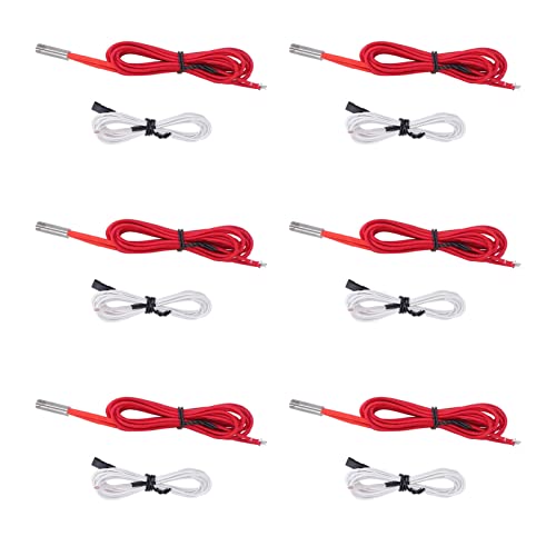 3D -Printer Hotend Kit Stall 6 Stcs 12V 40W Heizrohr und Thermistor für Ender 3 Modelle Material: ABS, Edelstahl für Ender 3 3D -Printer Hotend Kit Stall 6 Stcs 12V 40W Heizrohr und Thermistor für Ender 3 Modelle Material: ABS, Edelstahl für Ender 3 von Fdit