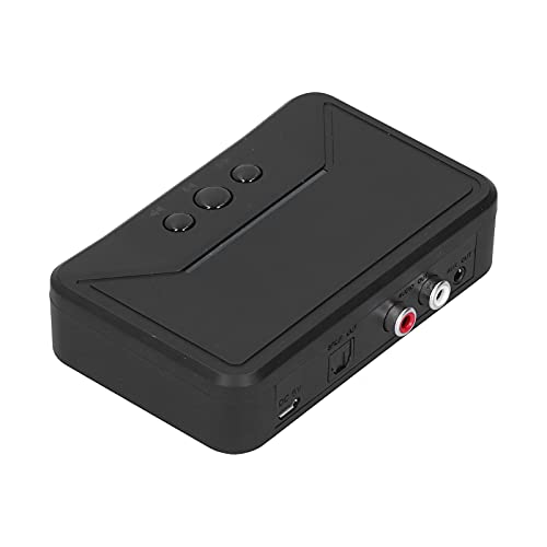 BT300 Desktop Bluetooth-Empfänger Audio-Musikadapter 5.0 Bluetooth-Empfänger-Unterstützung Glasfaserschnittstelle für Den Home Office-Einsatz (schwarz) von Fdit