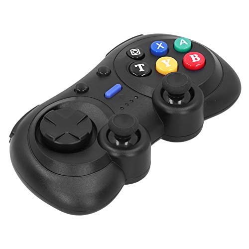 Drahtloses Gamepad, Gamepad Mobiler Gamecontroller Gaming Joystick Gyroskop Kompatibel mit Switch Console für Turbo für Windows PC, DC 5,0 V / 500 mA(schwarz) von Fdit