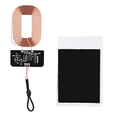 Drahtloses Ladeempfangsmodul, 5V 1A DIY Qi Standard Drahtloses Ladeempfangsmodul Spulenempfängermodul Leiterplatte für alle Qi-Standardtelefone von Fdit