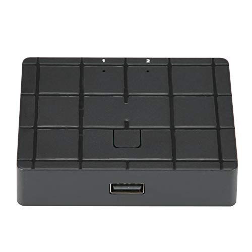 Fdit 2-Port-Switch 2-in-1-out-Konverter USB-Drucker Computerfreigabegerät U-Disk/Maus-Zubehör für 7, Kompatibel mit USB 2.0 von Fdit
