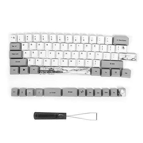 Fdit 73 Stück Keycaps Set, PBT Heat Sublimation Keycaps für mechanische Tastatur, universelle Gaming-Tastatur, leicht zu reinigen (C) von Fdit