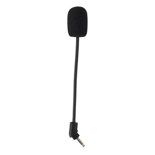 Fdit Ersatzmikrofon Cloud Revolver Gaming-Headset, Abnehmbares 3,5-mm-Mikrofon mit Geräuschunterdrückung und Schaumstoffabdeckung von Fdit