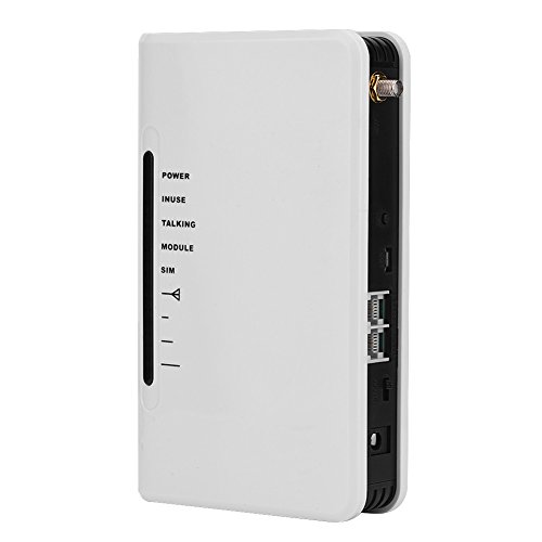 Fdit Festnetzadapter für Festnetzanschlüsse, GSM 850/900/1800/1900 MHz Alarm mit LED-Anzeige Multifunktional für Telefon-Festnetz, Alarme, Aufnahmeboxen(EU) von Fdit