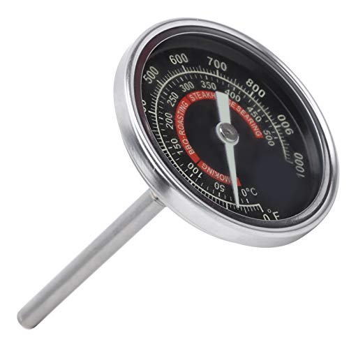 Grill Thermometer, BBQ Thermometer 84mm Lange Sonde Edelstahl Fleischthermometer Ofenthermometer mit Zifferblattanzeige für Grills, Smoker, Räucherofen und Grillwagen, 0-500°C Messbereich Grill Thermometer, BBQ Thermometer 84mm Lange Sonde Edelstahl Fleischthermometer Ofenthermometer mit Zifferblattanzeige für Grills, Smoker, Räucherofen und Grillwagen, 0-500°C Messbereich von Fdit