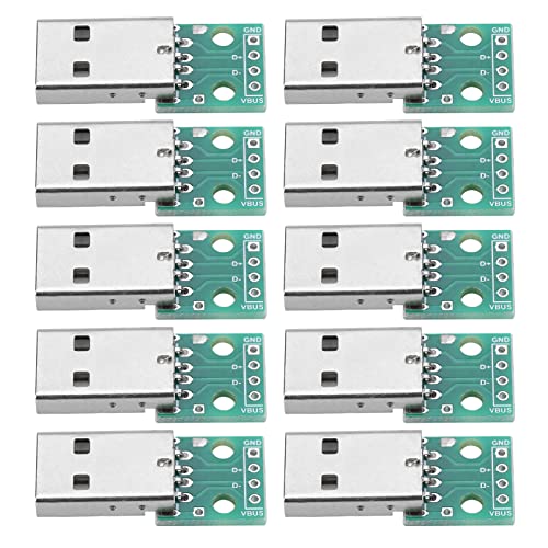 Fdit Hochwertiger USB -Typ A Bis Dip Adapter Board 4 Pin 2,54 Mm Pitch für -USB Netzteil 10pcs Fdit Hochwertiger USB -Typ A Bis Dip Adapter Board 4 Pin 2,54 Mm Pitch für -USB Netzteil 10pcs von Fdit