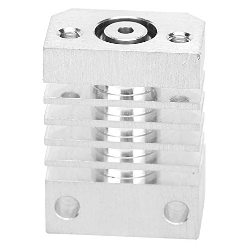 Fdit Hot-End-Kühlkörperblock, Upgrade-Teile-Kühlkörper-Hotend, sichere Gute Leistung Aluminiumlegierung für CR-10 3D-Druckerzubehör von Fdit