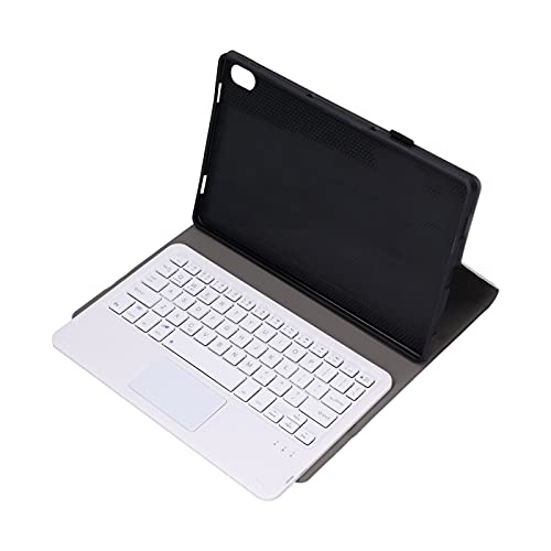 Fdit Kabellose Tastatur, Multifunktions-Tablet-Hülle mit Abnehmbarer Tastatur, Tablet-Tastatur mit Kunstlederhülle Passend für Lenovo Pad Tab P11 J606F Tablet(Gold) von Fdit