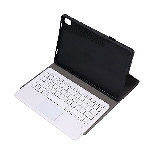Fdit Kabellose Tastatur, Multifunktions-Tablet-Hülle mit Abnehmbarer Tastatur, Tablet-Tastatur mit Kunstlederhülle Passend für Pad Tab P11 J606F Tablet(Gold) von Fdit