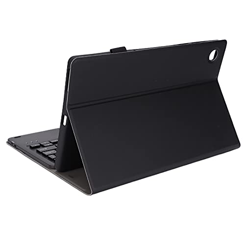 Fdit Kabellose Tastatur, Tragbare Tablet-Hülle Abnehmbare Tastatur mit Stiftschlitz und Empfindlichem Touchpad Geeignet für Lenovo M10 FHD Plus 10,3" X606F Tablet(Schwarz) von Fdit