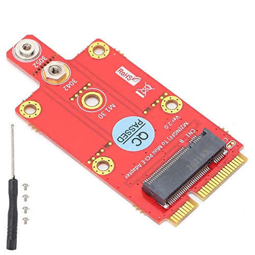 Fdit -PCI-Express-Adapter für Desktop-PC-Netzwerk, M.2 NGFF-Taste B für -PCIe-Adapter Unterstützung SSIC-basierter USB-Anschluss des WWAN-Moduls, 3042/3052 Taste B. von Fdit