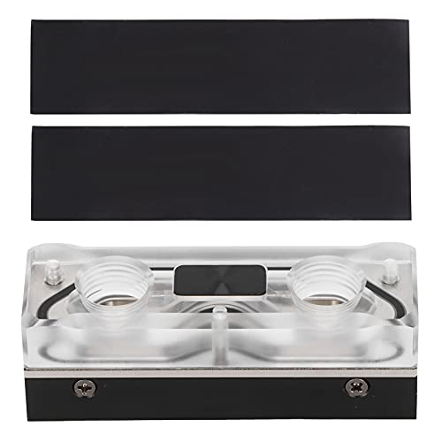 Fdit Wasserkühlblock, M.2 SSD Kühler SSD Kühlkörper Kühler Computer Wasserkühlung Wärmetauscher Computer Zubehör von Fdit