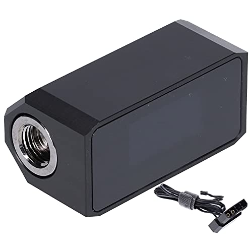 Fdit G1/4" Inline PC Wasserkühlung Durchflussmesser, Temperatur/Durchfluss/Geschwindigkeit OLED Display Digitale Kühlmitteldurchflussanzeige mit Alarm für Desktop PC Wasserkühlersystem Fdit G1/4" Inline PC Wasserkühlung Durchflussmesser, Temperatur/Durchfluss/Geschwindigkeit OLED Display Digitale Kühlmitteldurchflussanzeige mit Alarm für Desktop PC Wasserkühlersystem von Fdit