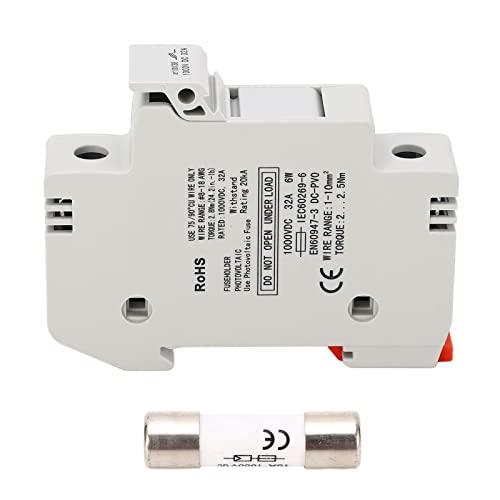 Hochfestige Porzellansicherungsschalter 1p 32a 1000 V Gleichstromschalter mit 10 X 38 Mm 15A PV -Sicherung für Photovoltaik -Stromerzeugungssystem Hochfestige Porzellansicherungsschalter 1p 32a 1000 V Gleichstromschalter mit 10 X 38 Mm 15A PV -Sicherung für Photovoltaik -Stromerzeugungssystem von Fdit