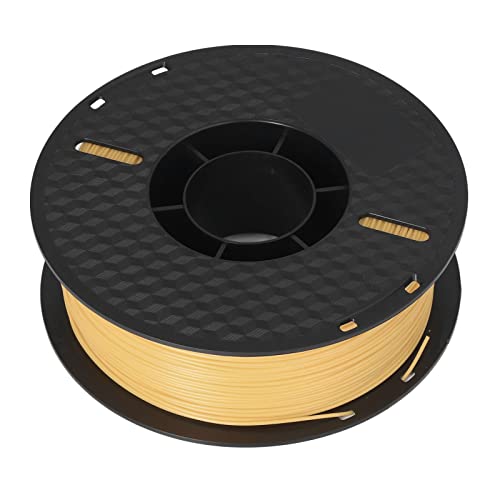 Hohe Genauigkeit Rauchloser 3D -Drucker -Filamentdrucker Verbrauchsmaterialien für 1,75 Mm PLA Filament, Leichte Haltbare Kunststoffschale für 3D Druckbegeisterte zu Hause (GOLD) von Fdit
