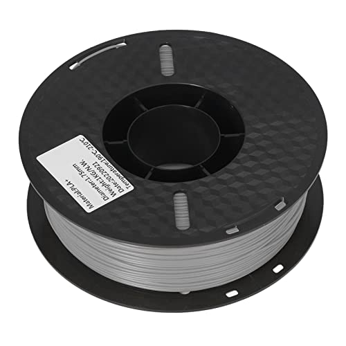 Hohe Genauigkeit Rauchloser 3D -Drucker -Filamentdrucker Verbrauchsmaterialien für 1,75 Mm PLA Filament, Leichte Haltbare Kunststoffschale für 3D Druckbegeisterte zu Hause (SILVER) von Fdit
