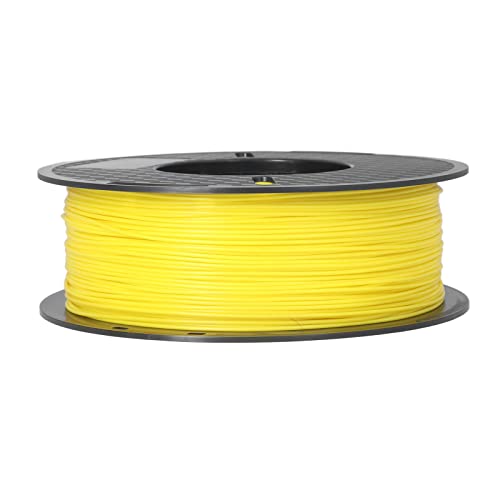 Hohe Genauigkeit Rauchloser 3D -Drucker -Filamentdrucker Verbrauchsmaterialien für 1,75 Mm PLA Filament, Leichte Haltbare Kunststoffschale für 3D Druckbegeisterte zu Hause (YELLOW) von Fdit