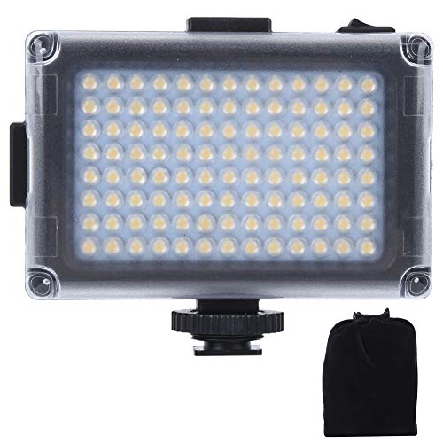 LED Videolicht, 3200/5500K Zweifarbiges LED Lichtfeld Fülllicht, tragbares Kamera Lichtfeld für SLR Kamera Camcorder, Typ-C Schnittstelle, für Hochzeitsfeiern von Fdit