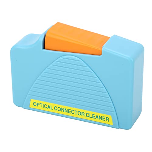 LWL-Reinigungsbox, Reiniger für Optische Steckverbinder Maximieren die Effizienz Im Taschenformat, Fusselfrei, Schnell zu Reinigen -20 ~ -50 DB für die Jumper-Endfläche (Blau) von Fdit