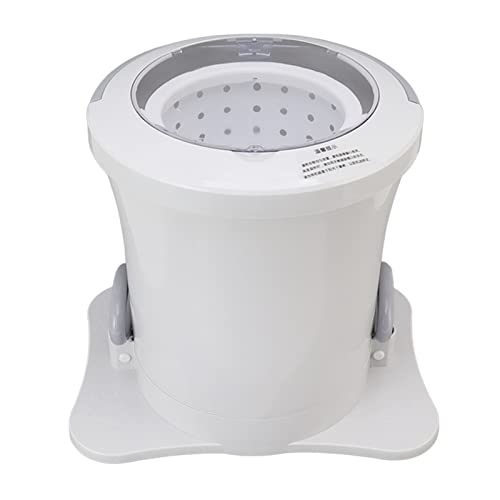 Manuelle Entwässerungsmaschine, 2500 U/Min ABS PP Wäschetrockner Verschleißfestes Ergonomisches Design für zu Hause (Weiss) von Fdit