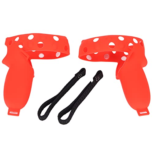 PS5 Controller Skin, 2 Stück Gamepad Skin PS5 Game Controller Camouflage Silikonhülle Hautschutzhülle, staubdicht, schweißfest und Anti-extrusionsfähig(rot) von Fdit