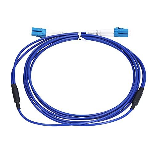 Panzer Faser Patch -Kabel -Jumper Einmodus Optisches Kabel für Gefährliche Bereiche LC UPC Blau (3 Meter / 9,84 Fuß) von Fdit