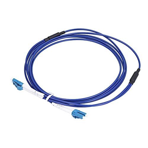 Panzer Faser Patch -Kabel -Jumper Einmodus Optisches Kabel für Gefährliche Bereiche LC UPC Blau (5M / 16,4Ft) von Fdit