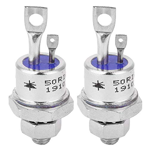 SCR-Thyristor, 50RIA120 50A 1200-V-Thyristor-Gleichrichter mit Schrauben, für konvetergesteuerte batterieleistungsgesteuerte Motorsteuerung (2 Stück) von Fdit