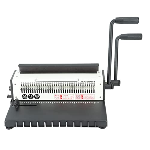 Steckermaschine mit Einer Manuellen Spule Einer Effektiven Spirale in Form Spirale 34 Löcher 2 Die Maschine Trifft Die Spule für A4 A5, Größe des Hauses Im Schulbüro (Rundes Loch) von Fdit