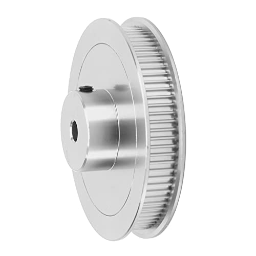 Synchronrad Gt2 Riemenscheibe für 3D-Drucker 80 Zähne Synchronisiertes Rad 80T Stahlfräsmaschine Zahnriemenscheiben (SILVER) von Fdit