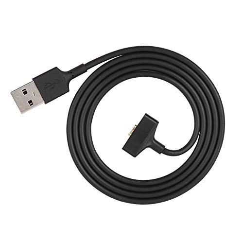 USB Kabel, 5V 300mA Ersatz USB Ladekabel für Fitbit Ionic Watch, ABS + TPU-Material, 92 cm Länge, schwarz von Fdit