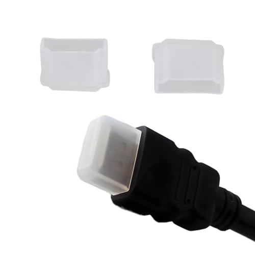FeJu HDMI Schutzkappen | 6er Pack | Transparent | Kunststoff | HDMI Staubschutzkappe, Staubschutz, Schutzhülle für HDMI-Kabel, Stecker Abdeckung, Stecker Schutz FeJu HDMI Schutzkappen | 6er Pack | Transparent | Kunststoff | HDMI Staubschutzkappe, Staubschutz, Schutzhülle für HDMI-Kabel, Stecker Abdeckung, Stecker Schutz von FeJu