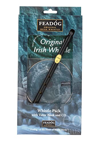 Feadog Black D Original Irish Whistle 3er Pack von Feadog