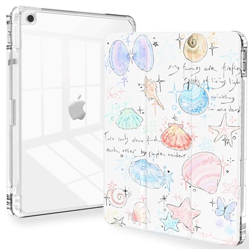 Feams Schutzhülle für iPad 9. Generation, dreifach gefaltete Schutzhülle für iPad 10.2, transparente Rückseite mit Stifthalter und automatischer Schlaf-/Wachfunktion, für iPad 9. / 8. / 7. Generation Feams Schutzhülle für iPad 9. Generation, dreifach gefaltete Schutzhülle für iPad 10.2, transparente Rückseite mit Stifthalter und automatischer Schlaf-/Wachfunktion, für iPad 9. / 8. / 7. Generation von Feams