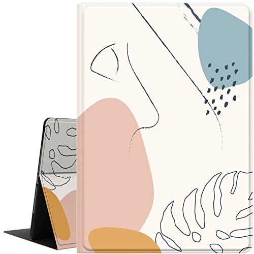 iPad 9./8./7th Generation Hülle, Feams PU Leder iPad 10.2 Hülle 2021 2020 2019 Flip Stand Cover mit Auto Wake/Sleep für iPad 9th/8th/7th Gen 10.2 Zoll 2021 2020 2019 Tablet, abstrakte Malerei von Feams