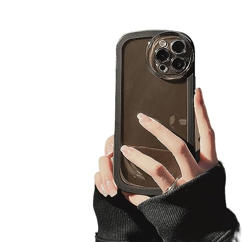 Febliss [verbesserter, Kameraschutz] iPhone 13PROMAX Hülle Kratzfestes Silikon Ultradünn Kameraschutz Bumper Cover Case iPhone 13PROMAX 6,7 Zoll, Rundumschutz, stoßfestes Cover, Schwarz von Febliss