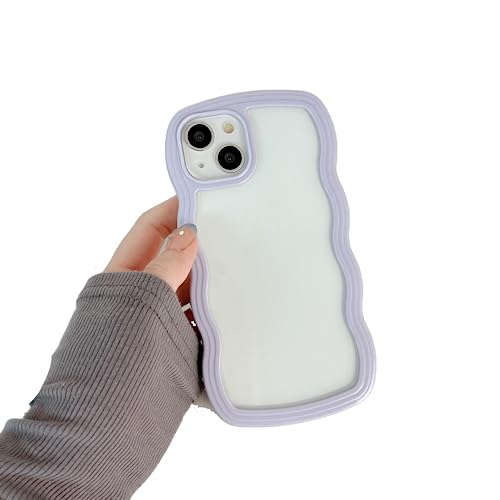 [für iPhone 14 Hülle], Silikon-verbesserte [Kameraschutz] Handyhülle, weiches, kratzfestes Mikrofaserfutter innen, 6,1 Zoll, Ganzkörper-Schutzhülle, stoßfeste/schlanke Handyhülle -Lavendelviolett von Febliss