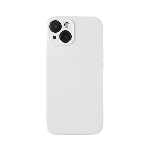 [für iPhone 14 Hülle], Silikon-verbesserte [Kameraschutz] Handyhülle, weiches, kratzfestes Mikrofaserfutter innen, 6,1 Zoll, Ganzkörper-Schutzhülle, stoßfeste/schlanke Handyhülle -Weiss von Febliss