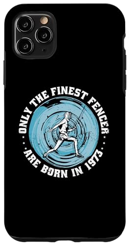 Fechter Jahrgang 1973 Geburtstag Fechtsportler Fechten Hülle für iPhone 11 Pro Max Fechter Jahrgang 1973 Geburtstag Fechtsportler Fechten Hülle für iPhone 11 Pro Max von Fechten Ausrüstung Geschenke Geburtstag Shirts