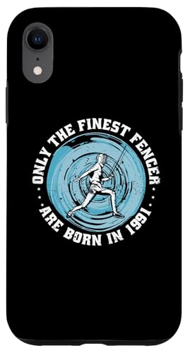 Fechter Jahrgang 1991 Geburtstag Fechtsportler Fechten Hülle für iPhone XR Fechter Jahrgang 1991 Geburtstag Fechtsportler Fechten Hülle für iPhone XR von Fechten Ausrüstung Geschenke Geburtstag Shirts
