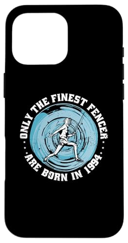 Fechter Jahrgang 1994 Geburtstag Fechtsportler Fechten Hülle für iPhone 16 Pro Max Fechter Jahrgang 1994 Geburtstag Fechtsportler Fechten Hülle für iPhone 16 Pro Max von Fechten Ausrüstung Geschenke Geburtstag Shirts