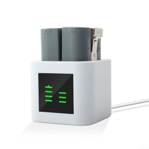 Feegow Ladestation für Ring Doorbell V4 Akku, USB C Dual Ladegerät für Video Türklingel Akku, Ladestation für Ring Quick Release Akku von Feegow
