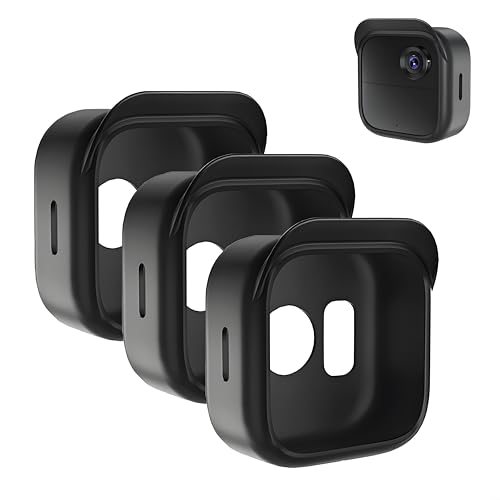 Feegow Silikon Hülle für Blink Outdoor 4 (4th Gen) Security Camera, Wetterfeste Skin Covers mit Hutkrempe, Zubehör für Smart Security Camera von Feegow