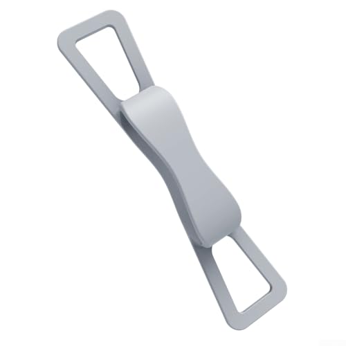 Feegow Weiche Handschlaufe für Kindle – für 11,9–20,3 cm (4,7–8 Zoll) große eReader und Tablets – Handschlaufe-Halterung mit elastischem Band – sichere Lesestütze im Bett (grau) von Feegow