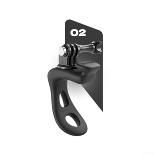 Tragbares Telesin-Gummiband für GoPro, starke Kompatibilität, ultraklein (schwarz) von Feegow